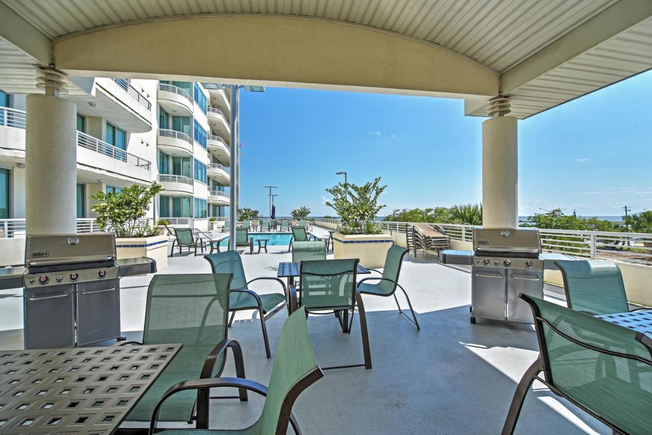 Beachside Biloxi Club Condo Balcony With Ocean View ภายนอก รูปภาพ