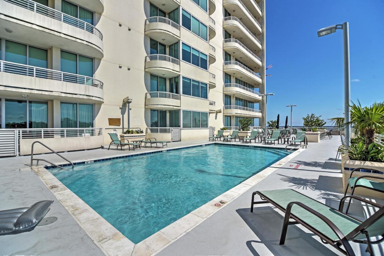 Beachside Biloxi Club Condo Balcony With Ocean View ภายนอก รูปภาพ